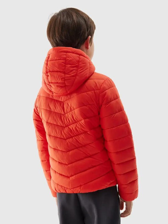 Kinder Sportjacke mit Kapuze Rot