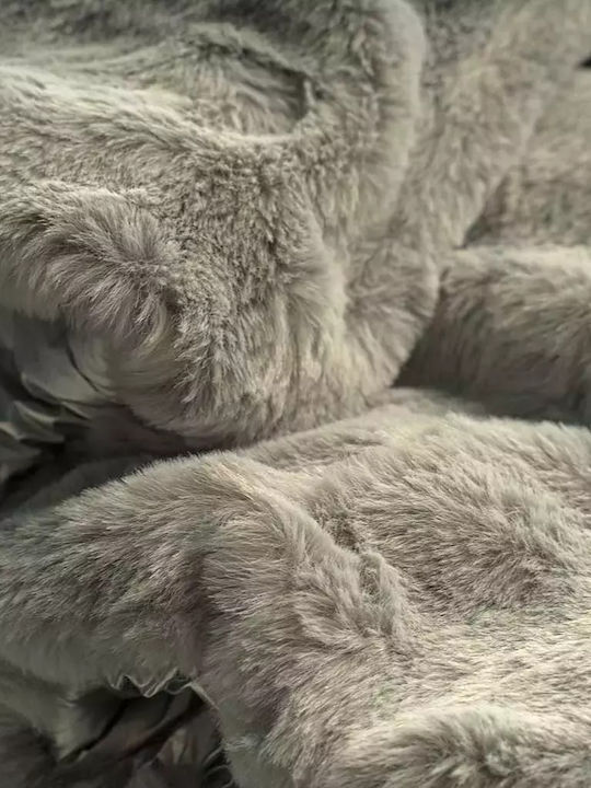 Kinder Freizeitjacke mit Kapuze Silber