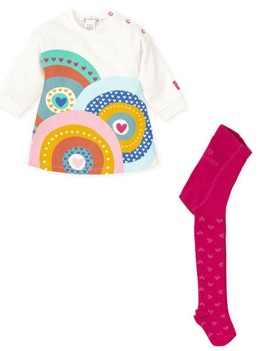 Agatha Ruiz De La Prada Sweatshirt Kids Dress Ecru