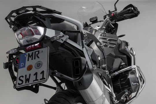 Σετ Βάσεων Βαλιτσών Sw-motech Trax Adv Bmw R 1250 Gs Adv Ασημί