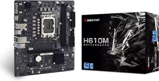 Biostar H610MHP 2.0 Motherboard Micro ATX με Intel 1700 Socket