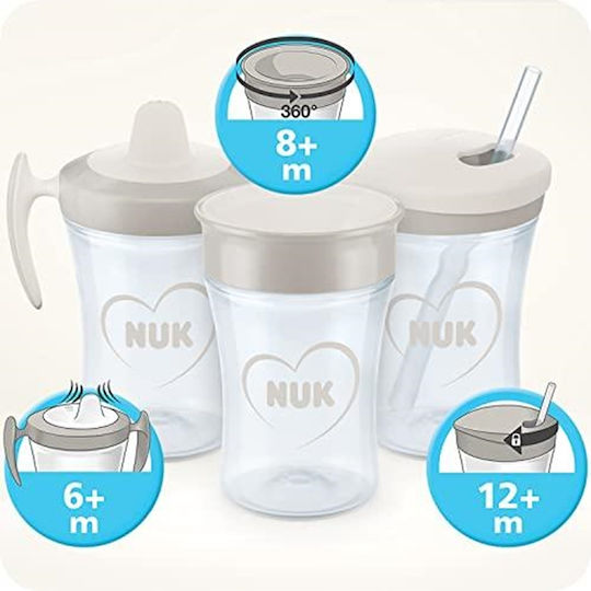 Nuk Бебешка чаша Magic Cup от силикон Многоцветен 230мл за 8m+m+