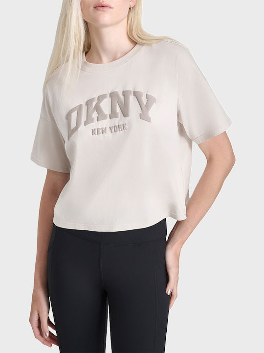 DKNY Logo Women's T-shirt OffWhite