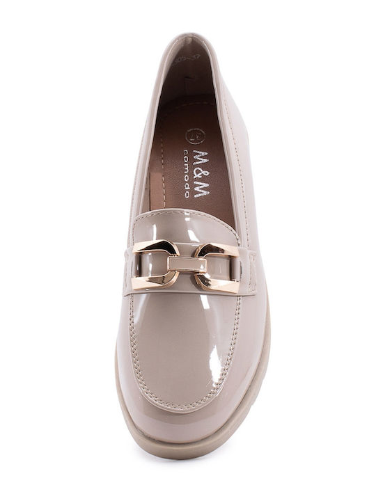 Дамски Loafers в Бежов Цвят