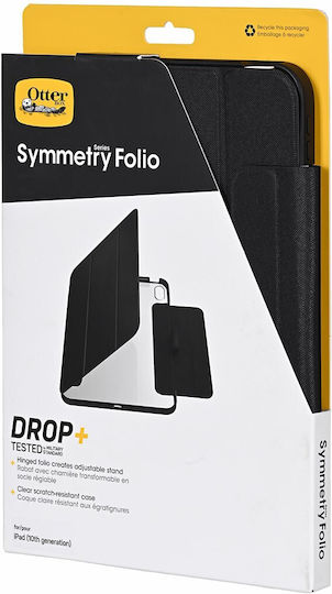 Otterbox Symmetry Flip Cover Μαύρη (iPad 2022 10.9'')