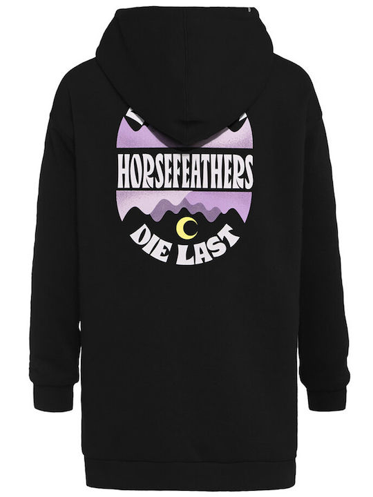 Horsefeathers Women's Hooded Sweatshirt Black