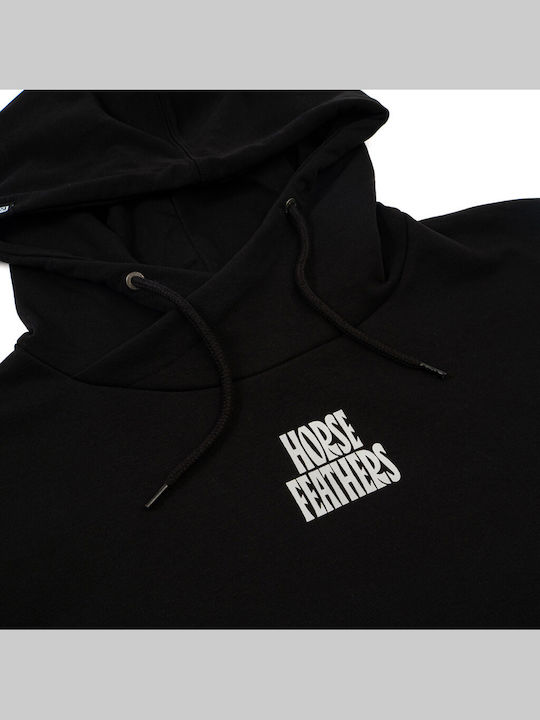 Women's Sweatshirt Hooded Black