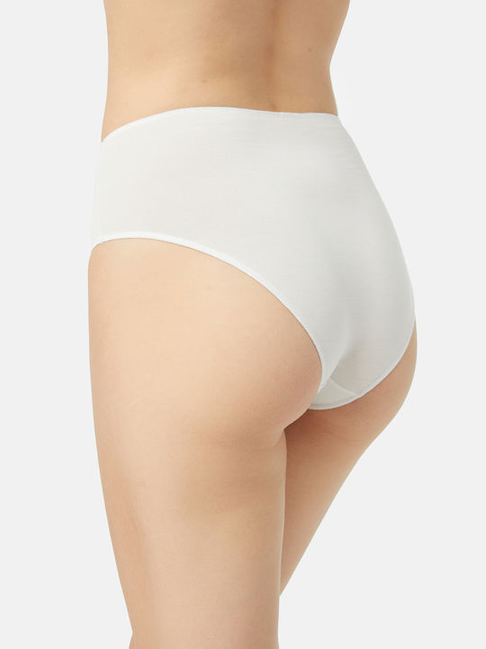 Minerva Fimelle Damen Slip 2Pack Nahtlos White