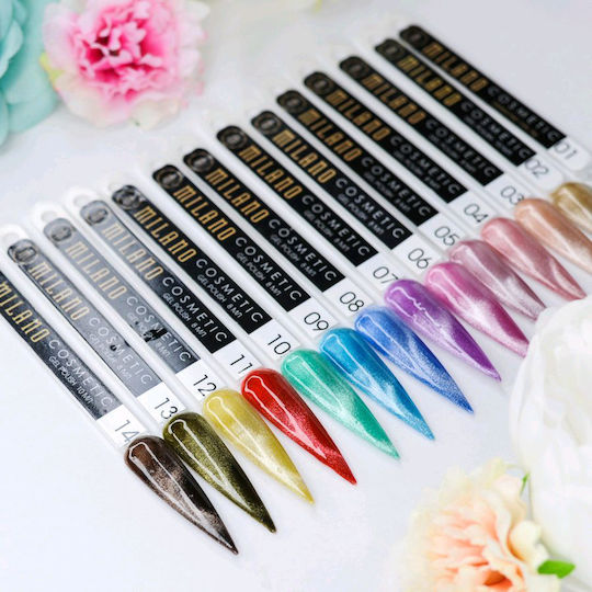 Milano Cosmetic Ημιμόνιμο Βερνίκι Νυχιών 02 Cat Eye 8ml