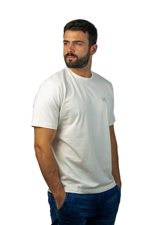 Artisti Italiani Men's Short Sleeve T-shirt Ecru