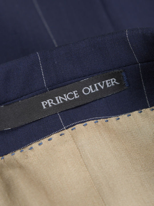 Prince Oliver Modern Fit Ανδρικό Κοστούμι Μπλε Σκούρο