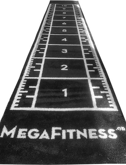 MegaFitness Δάπεδο Οργάνων Γυμναστηρίου Μαύρο 200x2.5cm 1τμχ