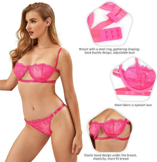 Kinksters Sexy Dessous-Set Rosa 3019-4894