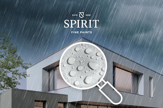 Spirit Flex Protection Facade Paint 4 L Exterior Paint High Elasticity Water Resistance Temperature Changes Uv Radiation Resistance