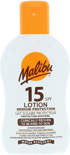 Malibu SPF15 Wasserdichter Balsam 200ml + Aloe After Sun Gel 200ml