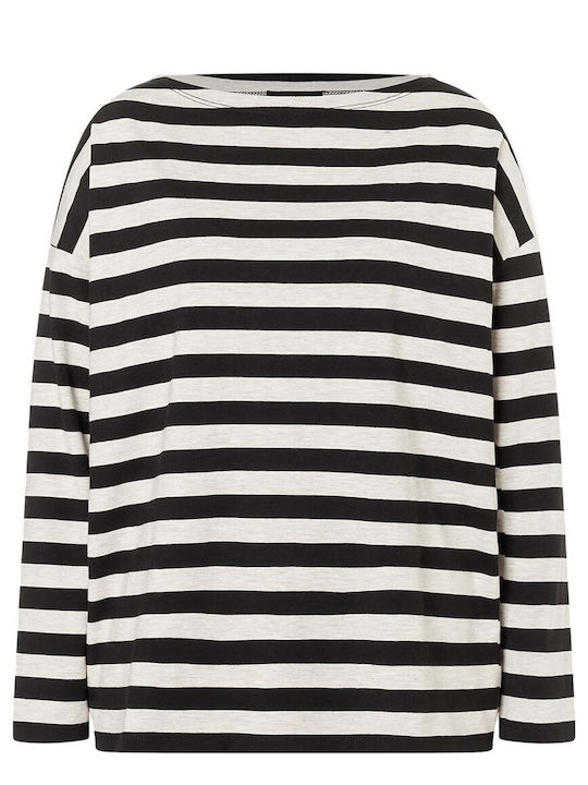 MORE & MORE Women's Blouse Striped black