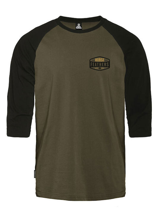 Horsefeathers Men's Short Sleeve T-shirt Burnt Olive