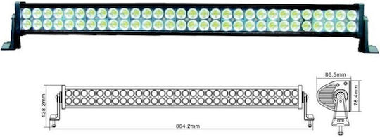 Bară LED Auto Offroad 180W/12V-24V 13.200 Lumeni 31.5″/80 Cm Combo Beam 12/60 Grade