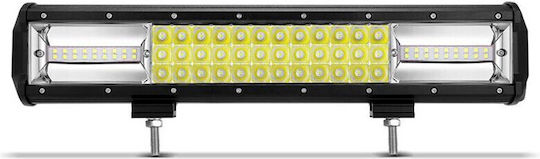 Bară LED Auto 216W LED 3 Rânduri 12V-24V 15120 Lumeni 15.5″/39.4 Cm Combo Fascicul 12/60 Grade