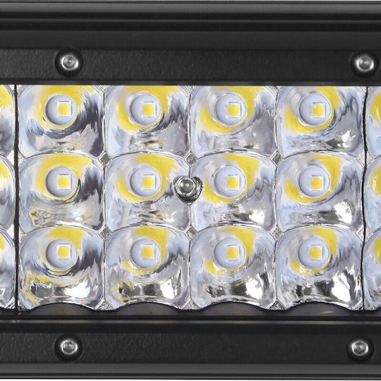 Bară LED Auto 216W LED 3 Rânduri 12V-24V 15120 Lumeni 15.5″/39.4 Cm Combo Fascicul 12/60 Grade