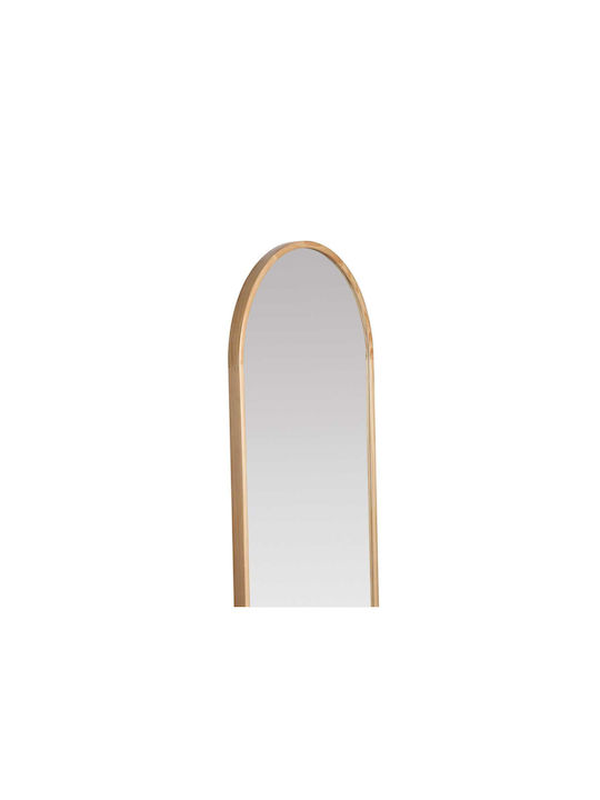 Andrea House Wall Mirror Full Length Oval with Green Wooden Frame 160x50cm 1pcs