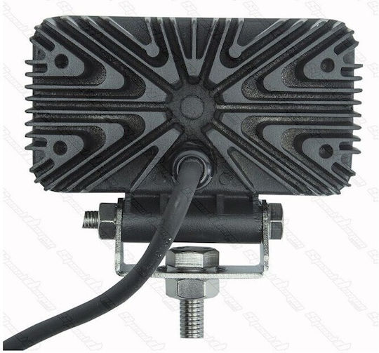 Auto Offroad LED Projector 18W/12V-24V 1320 Lumens Rectangular Flood Beam 60 Degree