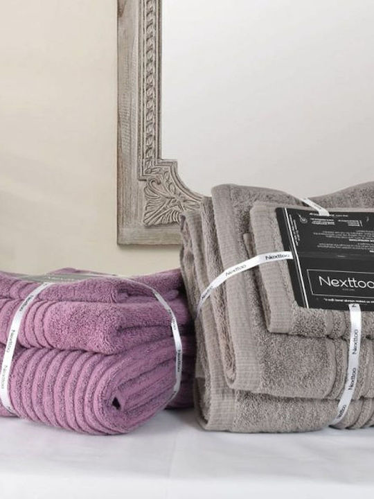 Homeline Facecloth 5005 50x90cm Mauve Weight 600gr/m²