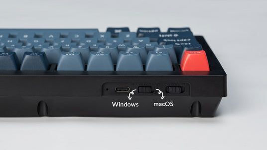 Keychron V6M-D1 Max QMK/VIA V6M-D1 Wireless Gaming Mechanical Keyboard with Gateron Jupiter Red Switches and RGB Lighting (English US) Carbon Black