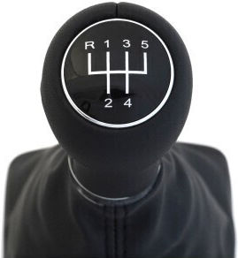 Buton schimbător de viteze cu manșon pentru Audi A4 / A5 / Q5 Negru