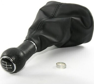 Topran Buton schimbător viteze cu mâner pentru Seat Leon / Toledo Volkswagen Magazin online de golf / Bora 1998-2006 Negru