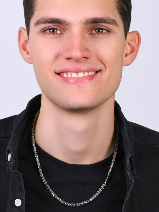 Luca Barra Halskette aus Stahl Luca Barra Halskette aus Stahl