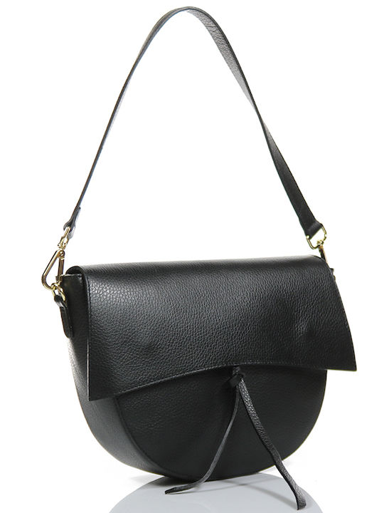 Passaggio Leather Leather Women's Bag Shoulder Black