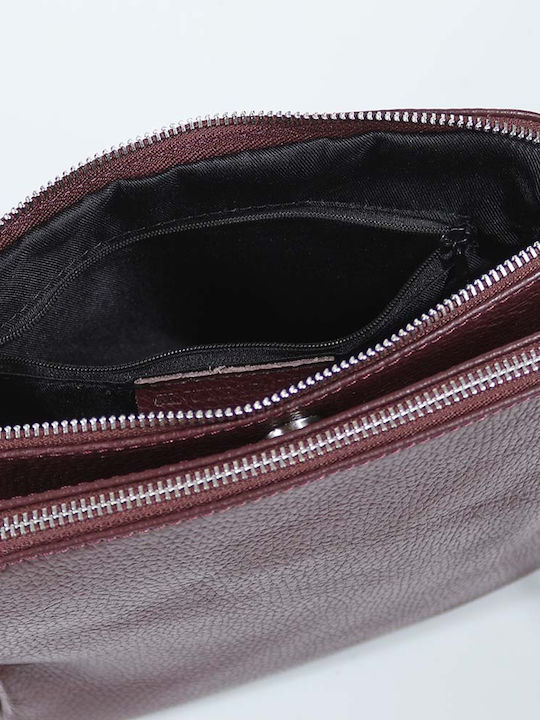 Passaggio Leather Leather Women's Bag Crossbody Burgundy