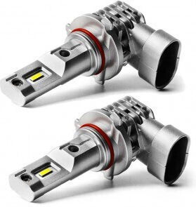 Set de 2 Led Hb4 9006 Canbus 3000k Faruri Auto 50w 6400 Lm 12v-24v