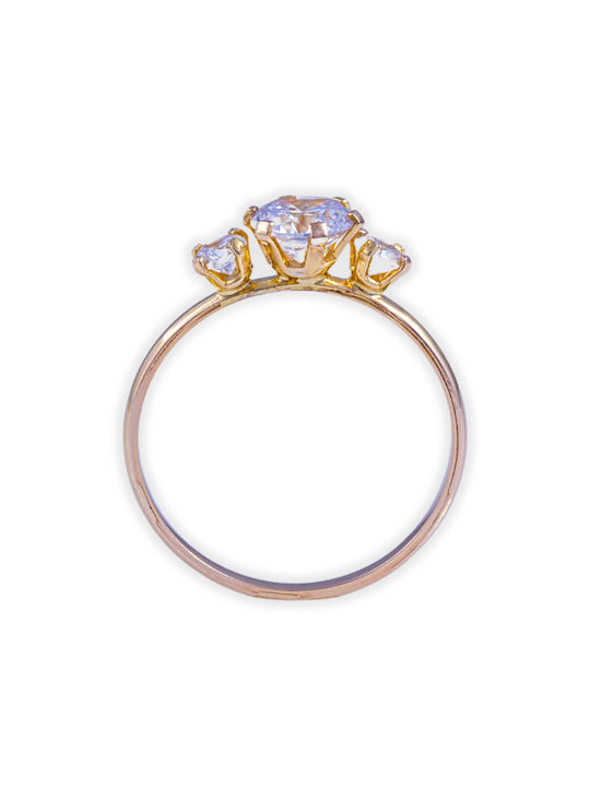 Senzio Belibasakis Damen Ring mit Zirkonia 14K