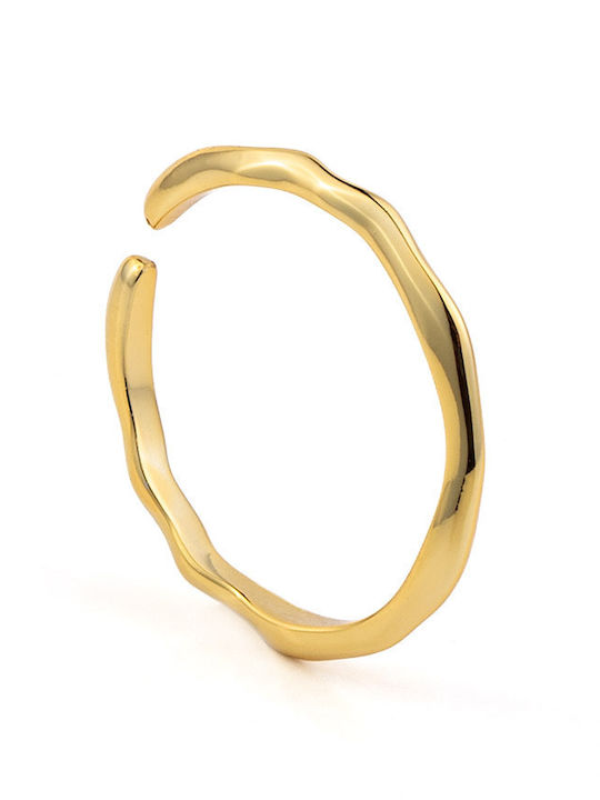 George Art Jewels Γυναικείο Δαχτυλίδι από Ασήμι Επιχρυσωμένο