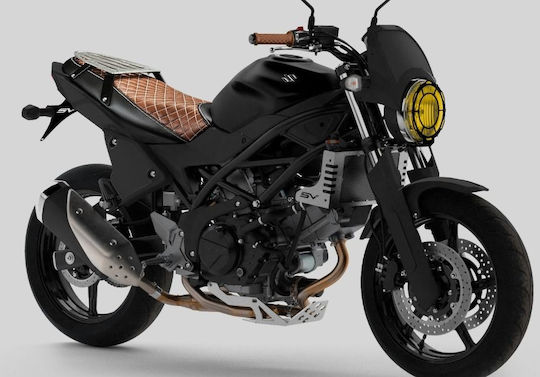 Moto Discovery Motorrad-Kühlerschutz Schwarz