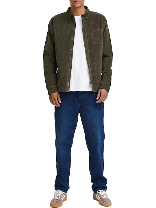 Blend Herrenhemd Overshirt Cord Olive