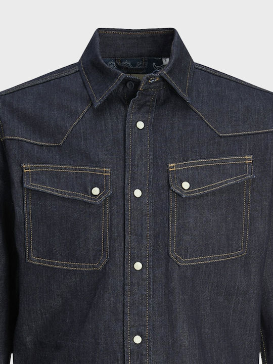 Jack & Jones Men's Shirt Denim Blue