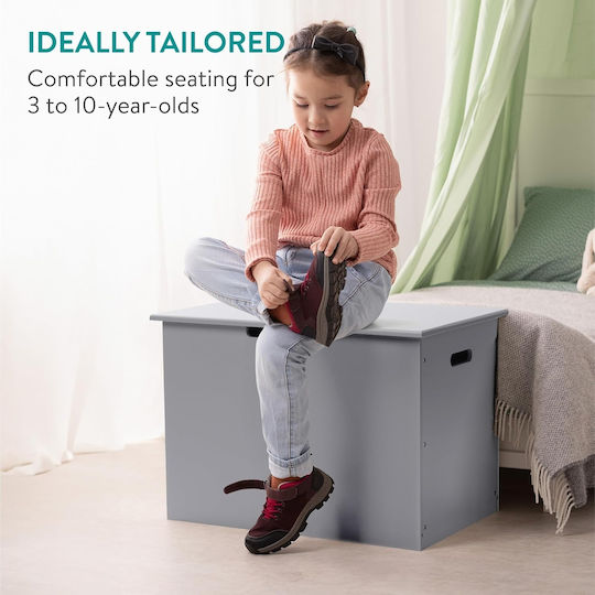 Navaris Children's Stool with Storage Space