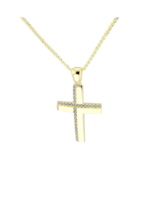 Papadopoulos Gold Femeiesc Aur Cruce 14K