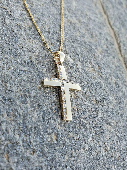 Papadopoulos Gold Damen Gold Kreuz 14K