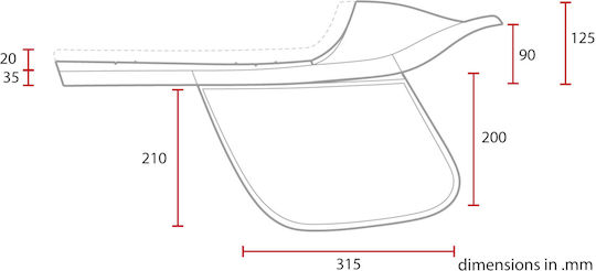 Moto Discovery Σέλα Μοτοσυκλέτας SCR5.1-BROWN-MD