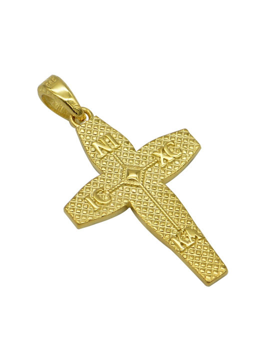 Senzio Belibasakis Damen Gold Byzantinisch Kreuz 14K