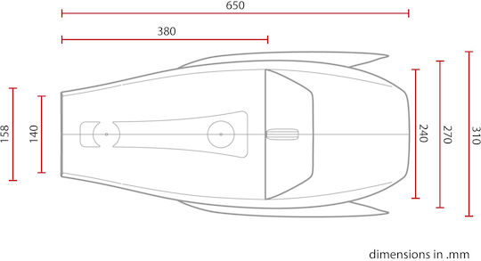 Moto Discovery Седалка за мотоциклет SCR4.1-BLACK-MD