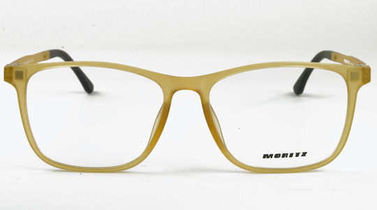 Moritz Plastic Eyeglass Frame Yellow MZ 21918 QM09
