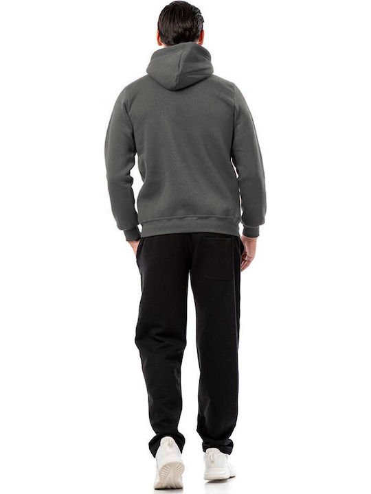 Sweatshirt with Hood Anthracite