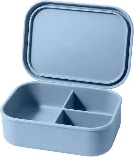 Baby Donkey Baby Food Plate made of Silicone Light Blue