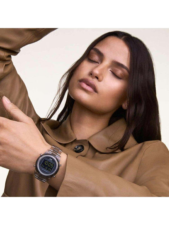 Daniel Wellington Retro Digital Ρολόι Μπαταρίας με Καουτσούκ Λουράκι Daniel Wellington Retro Digital Ρολόι Μπαταρίας με Καουτσούκ Λουράκι