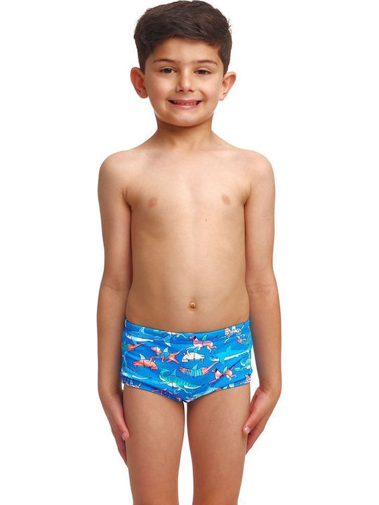 Funky Trunks Fin Swimming Costum de baie pentru copii Slipi Blue